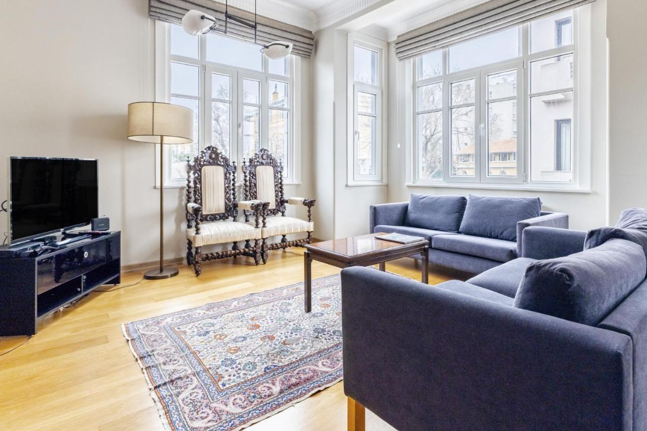 Apartamento Flat With Balcony And Bosphorus View In Beyoglu Estambul Exterior foto